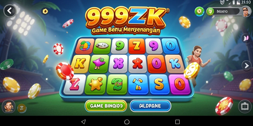 Gameplay menarik dari 999ZK dengan berbagai tema Bingo.