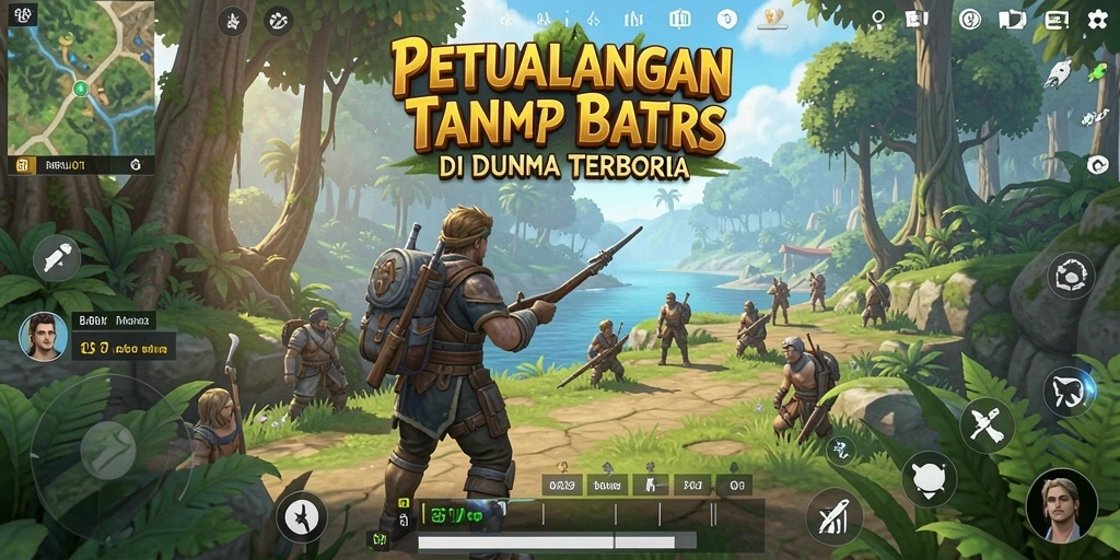 Tampilan gameplay seru dan interaktif di dunia terbuka.