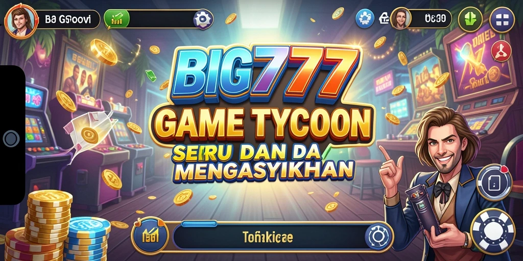 Screenshot utama BIG777 menampilkan gameplay Tycoon yang seru.