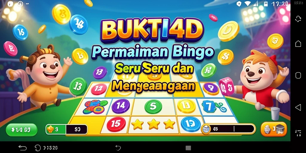 Tampilan gameplay BUKTI4D dengan suasana permainan Bingo yang seru.