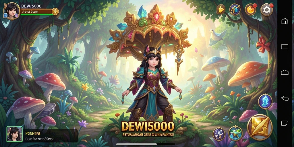 Menampilkan gameplay seru DEWI5000 dengan berbagai tantangan petualangan.