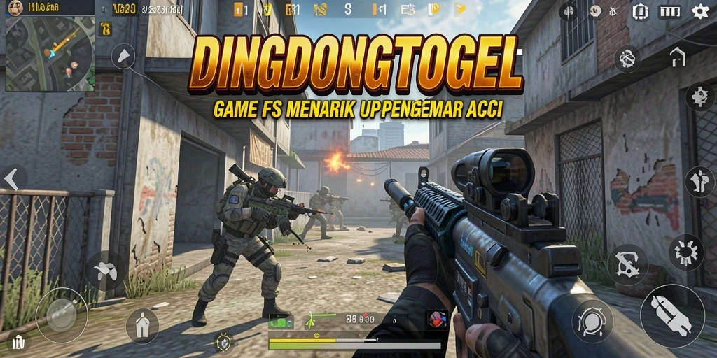 Screenshot menampilkan aksi intens dalam gameplay DINGDONGTOGEL.