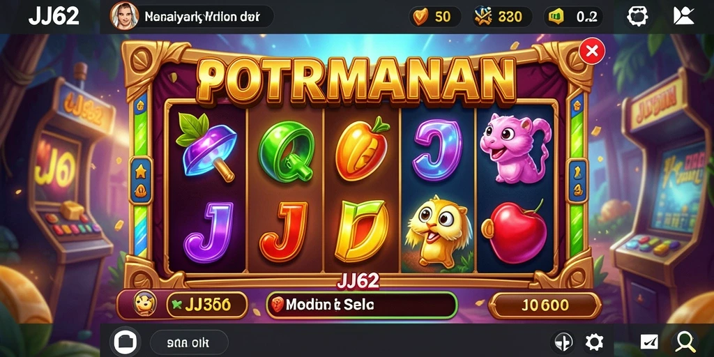 Tampilan menarik dari gameplay Slot di JJ62 dengan berbagai tema yang mengasyikkan.