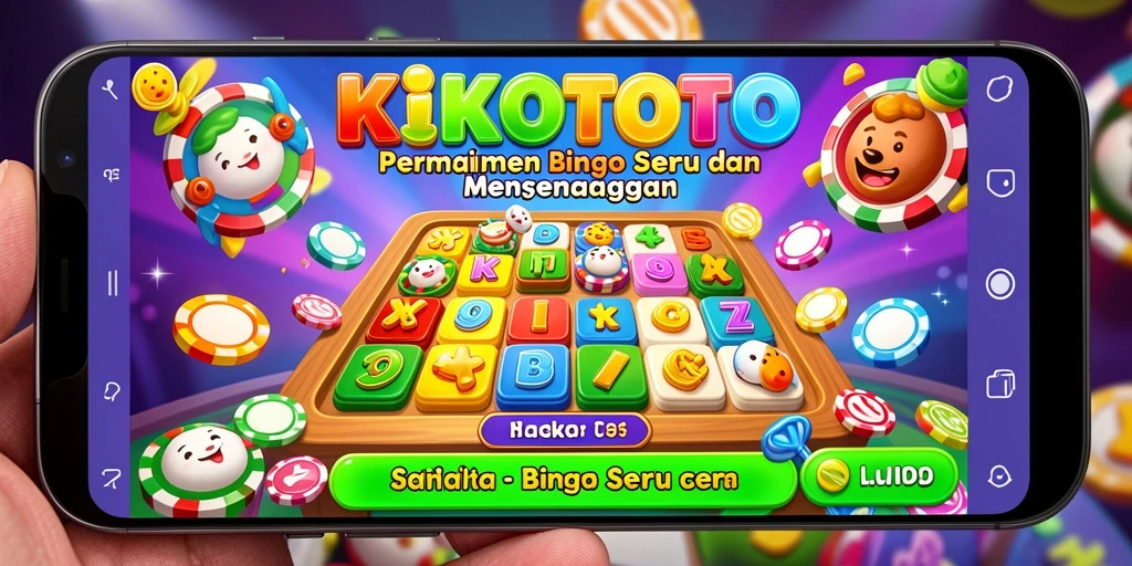 Screenshot dari gameplay KIKOTOTO yang menampilkan keseruan bermain Bingo.