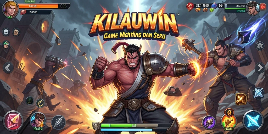 Gameplay KILAUWIN dengan grafis menawan dan aksi pertarungan yang intens.