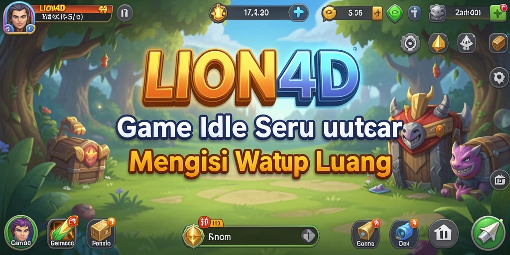 Tangkapan layar LION4D menampilkan aksi gameplay yang sederhana dan menarik.