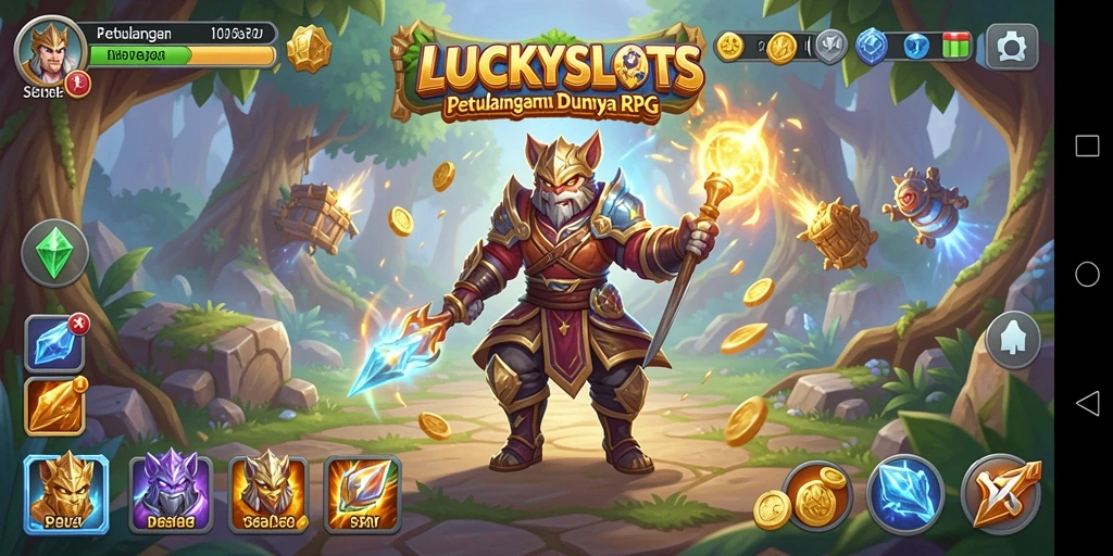 Tampilan gameplay RPG yang mendebarkan dan penuh aksi.