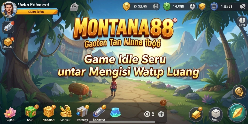 Screenshot gameplay MONTANA88 menampilkan berbagai elemen membangun yang menarik.