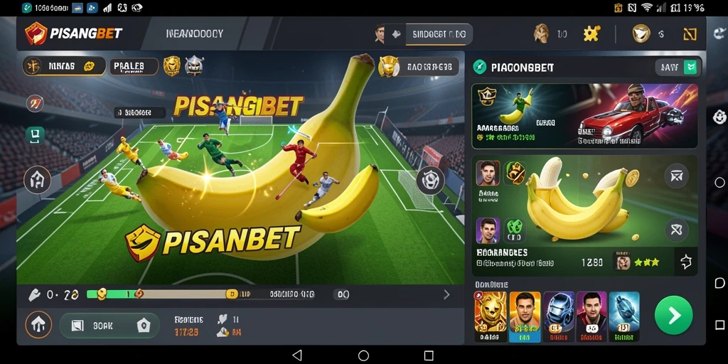 Screenshot gameplay PISANGBET menampilkan antarmuka taruhan yang menarik.