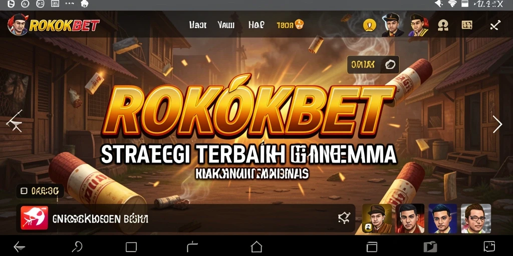 Tampilan gameplay strategis dalam ROKOKBET yang mendorong pemikiran kritis.