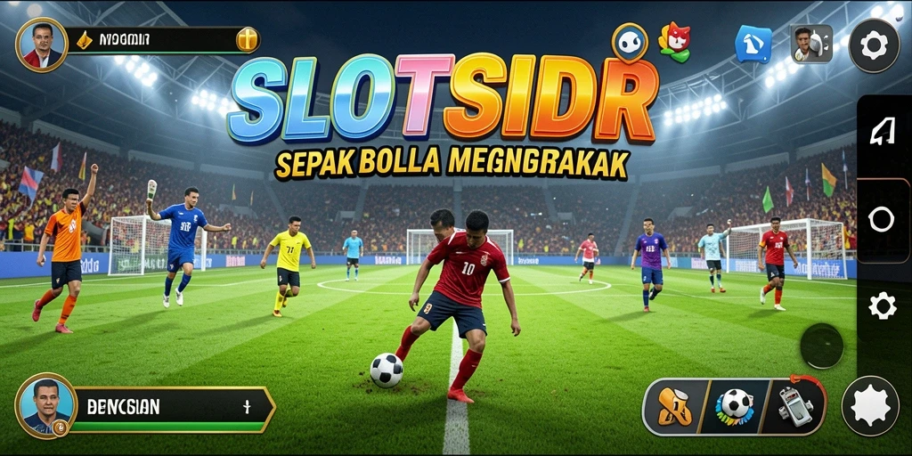 SLOTSIDR menampilkan aksi sepak bola yang seru dan mendebarkan.