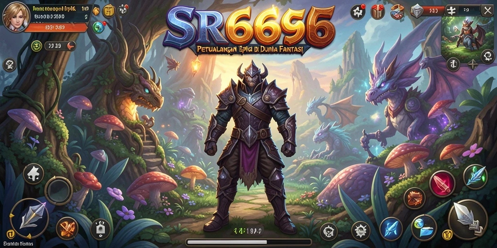 Gameplay SR6666 yang mengasyikkan dengan aksi pertempuran yang seru.
